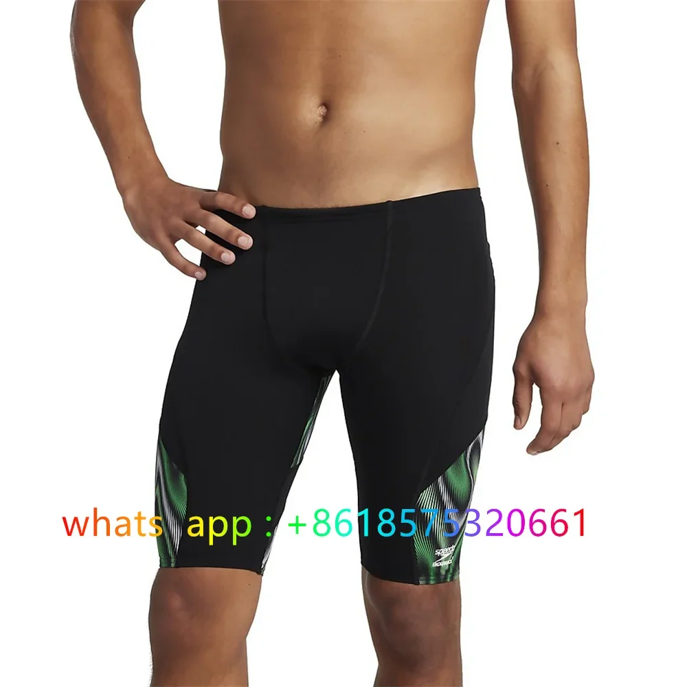 Swim Trunk Quick Dry - メンズジャマー水着競技用水着チームスーツ速乾性水着アスレチックトレーニングスイミングショーツビーチタイトサーフィントランクス