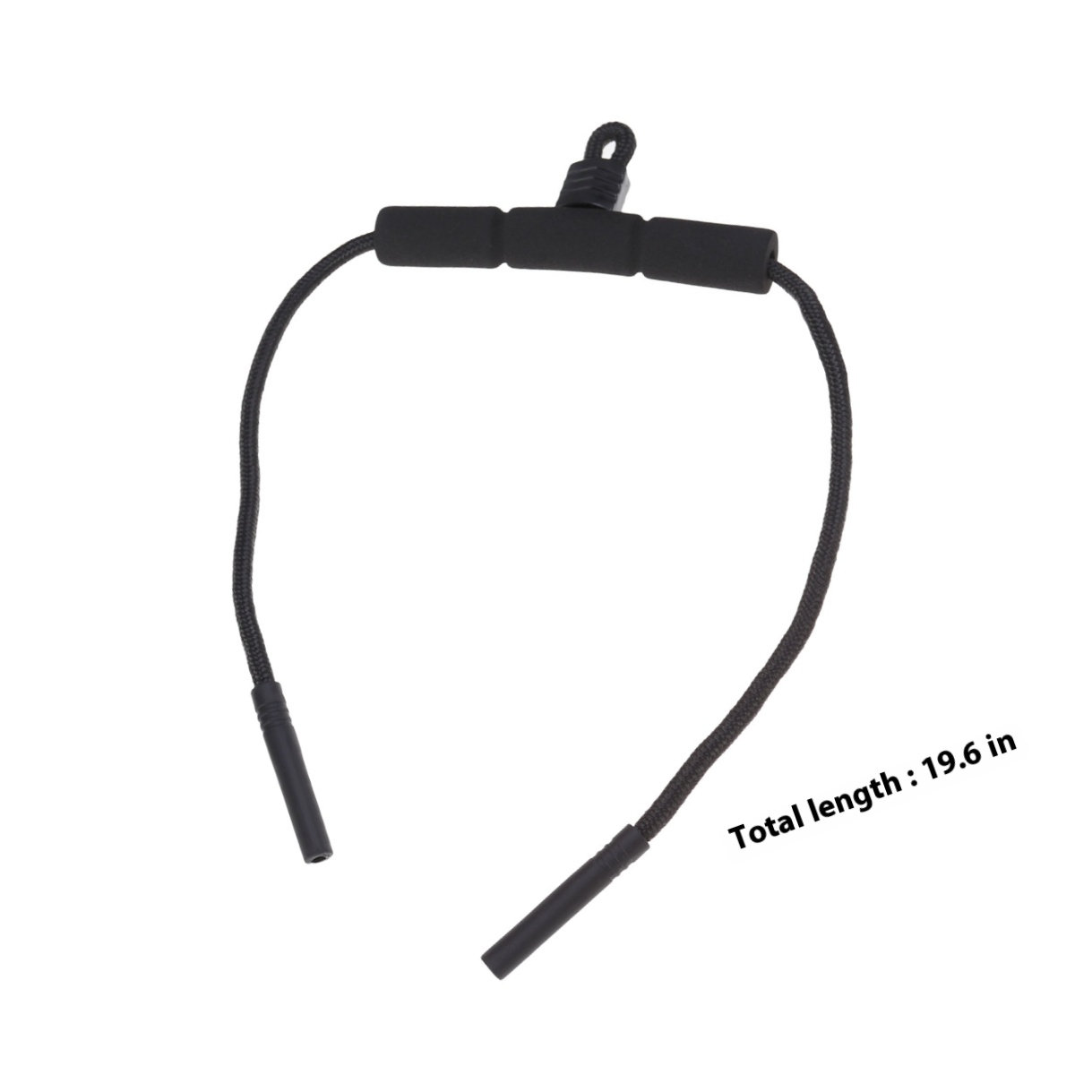 メガネホルダー、浮遊式メガネストラップ、調整可能、ブラック、 - Sunglass Retainer Cord のレビューと価格
