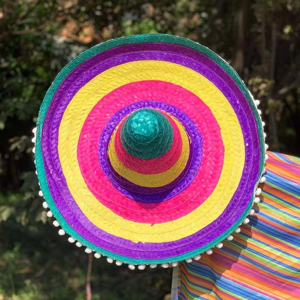 つば広メキシカンパーティーハット天然ストローパナマバケットメ - Bucket Hat Straw のレビューと価格