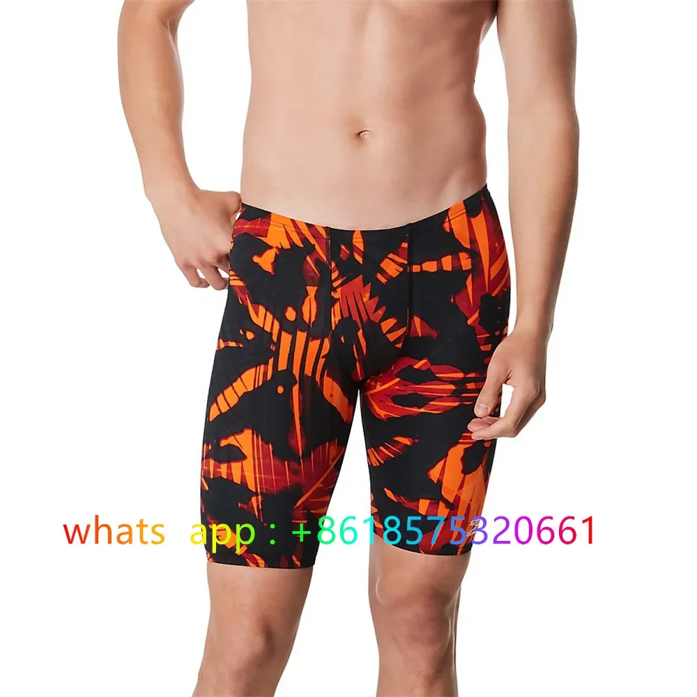 メンズジャマー水着競技用水着チームスーツ速乾性水着アスレチッ - Swim Trunk Quick Dry のレビューと価格
