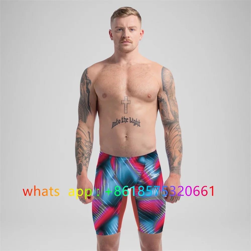 メンズジャマー水着競技用水着チームスーツ速乾性水着アスレチッ - Swim Trunk Quick Dry のレビューと価格